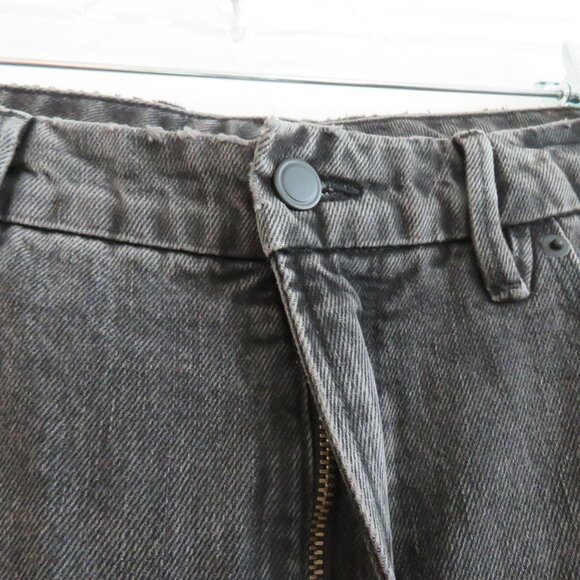 GOOD AMERICAN Good 90's Icon High Waisted Loose Ripped Jeans Black267 - Size 32 - Picture 7 of 14